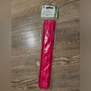 12in Ruler Flexible Sensory Pop Fun School Supply Art Science Classroom Pink